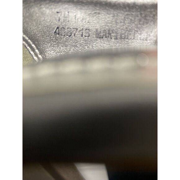 Davids Bridal Maribelle Bow Peep Toe Heel Womens Size 7M Silver Wedding Cocktail - Picture 7 of 9